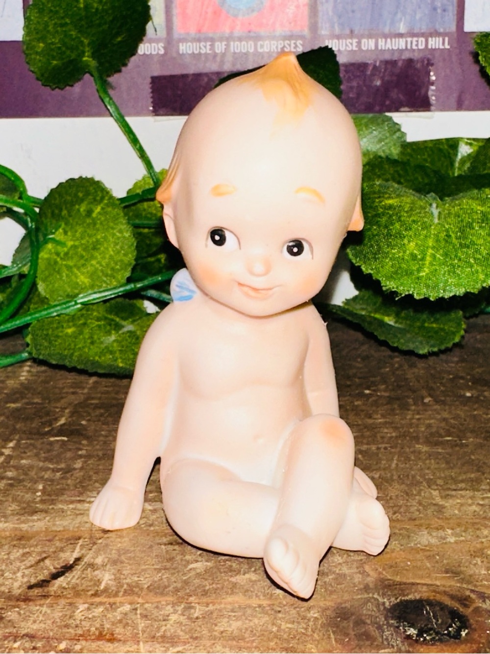 Vintage Kewpie MCM Bisque Baby Lefton Kitsch Figurine